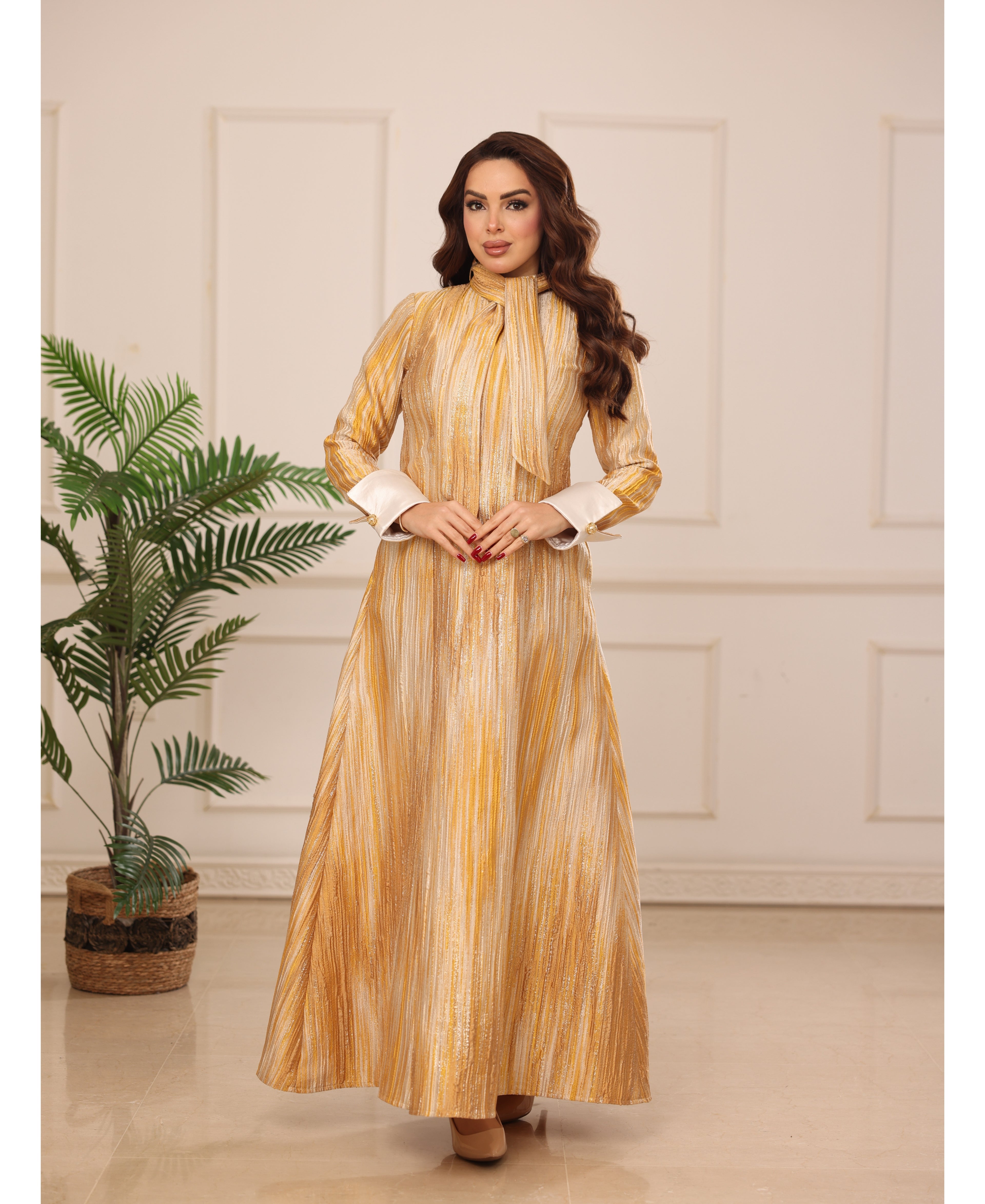 Gold Iris Dress