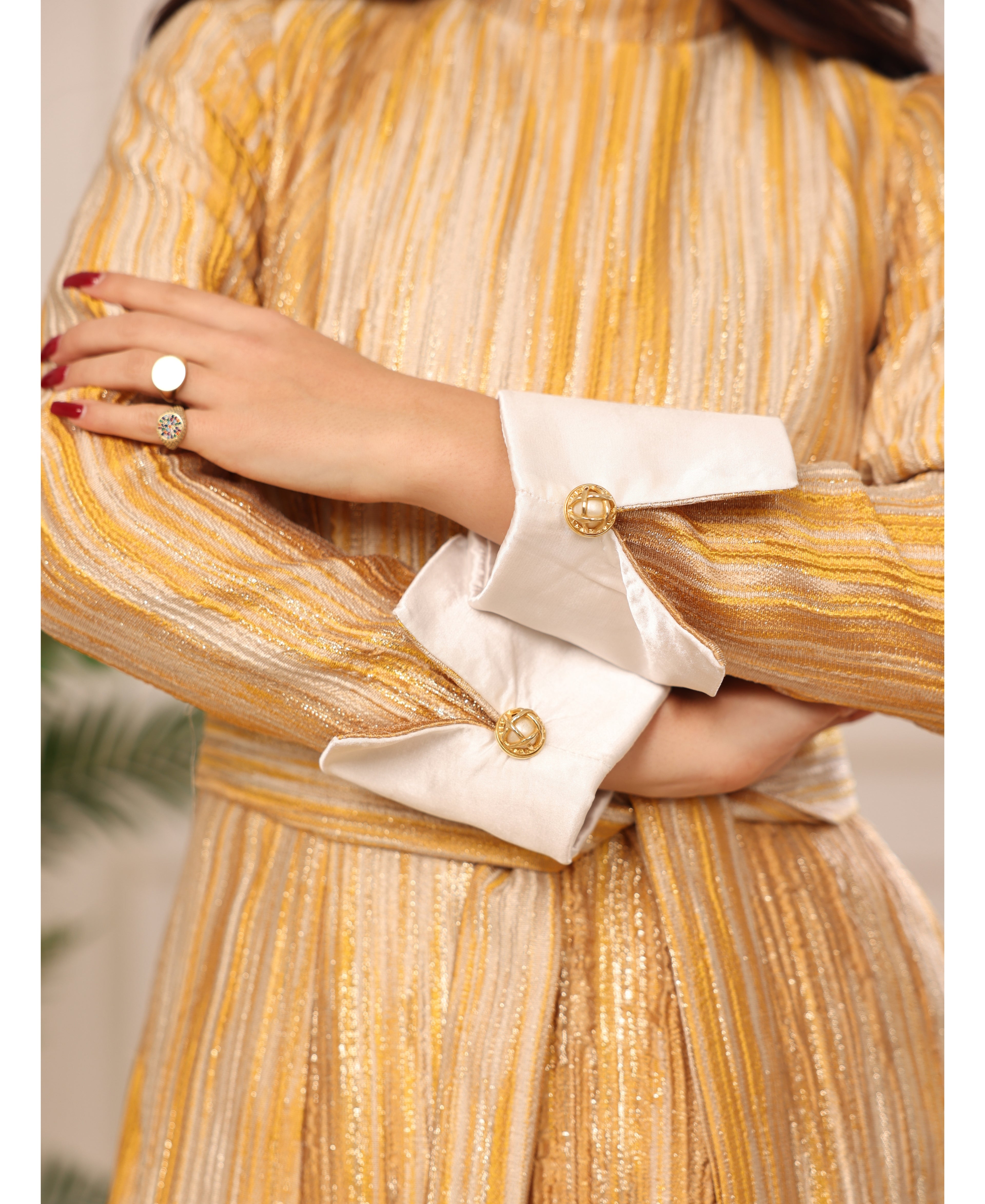 Gold Iris Dress