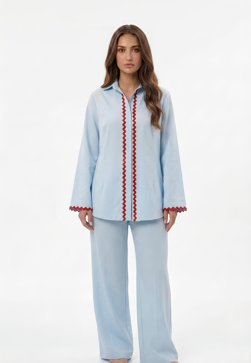Light Blue Fun Linen Set