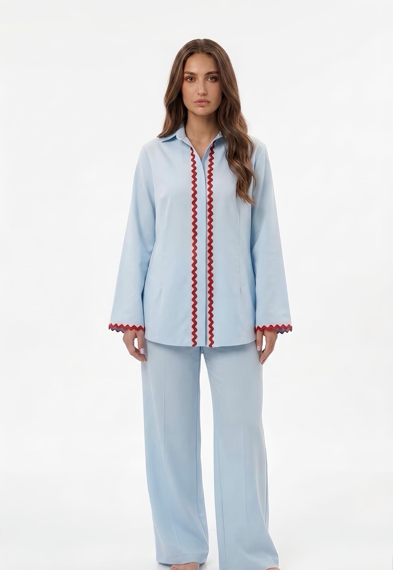Light Blue Fun Linen Set