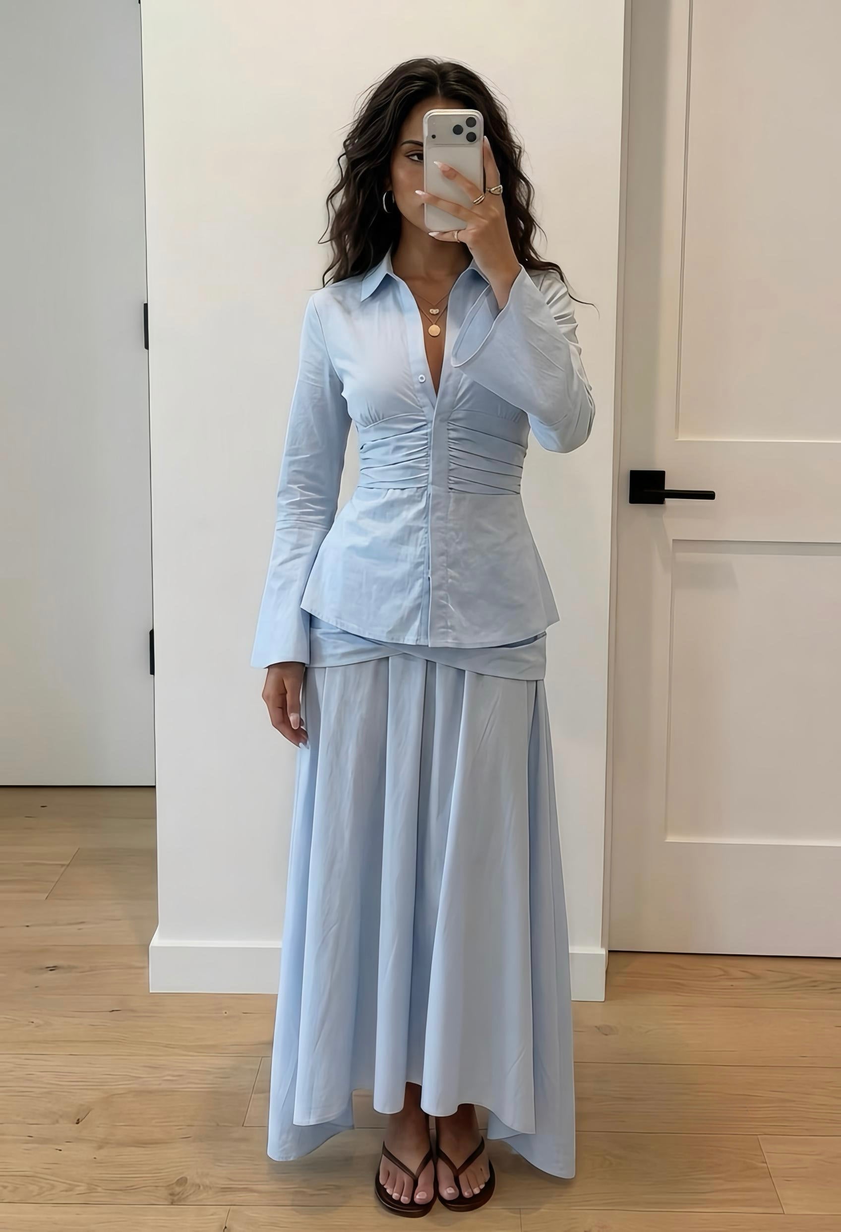 Liana Set in Baby Blue