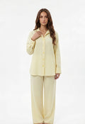 Butter Yellow Linen Set