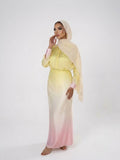 Sunrise Ombre Wrap Skirt