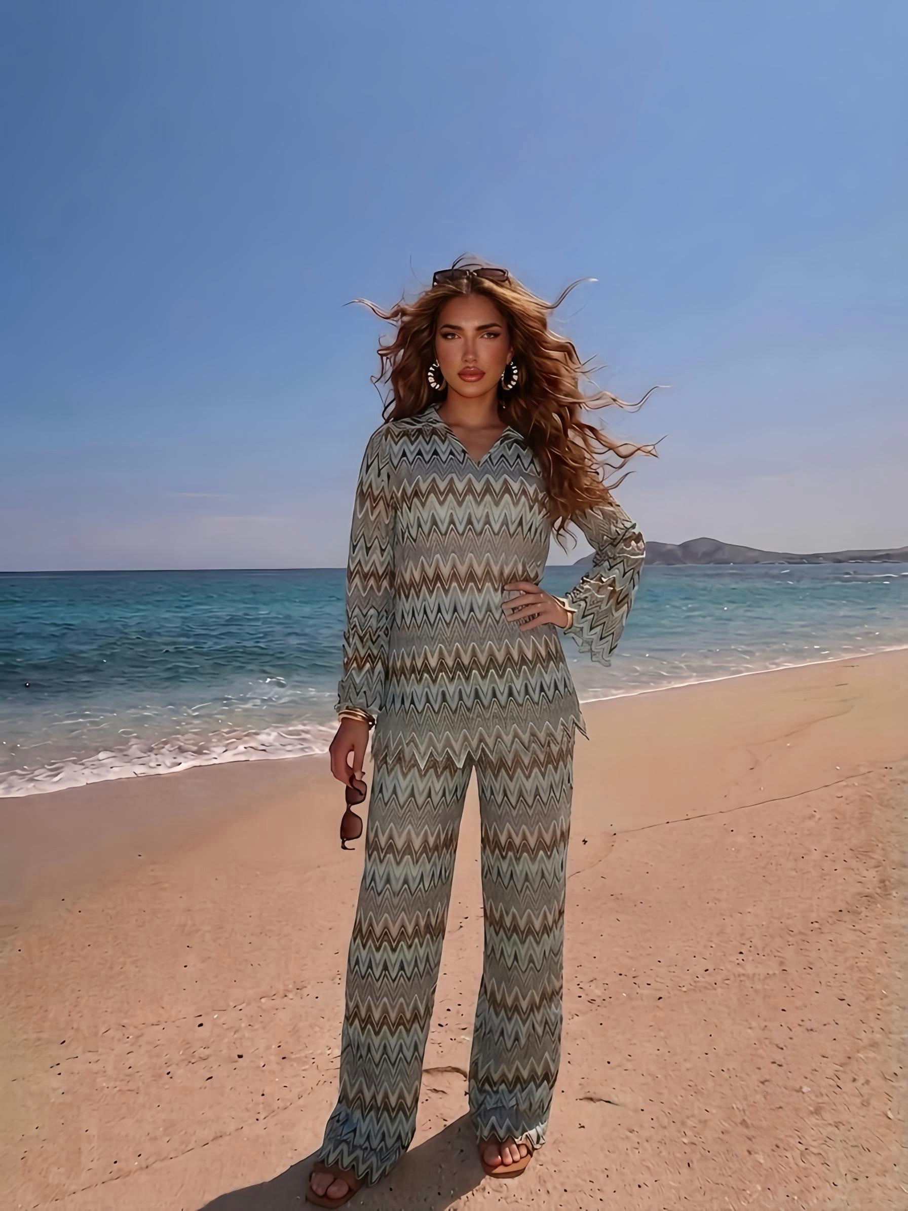 Earth Tones ZigZag Set