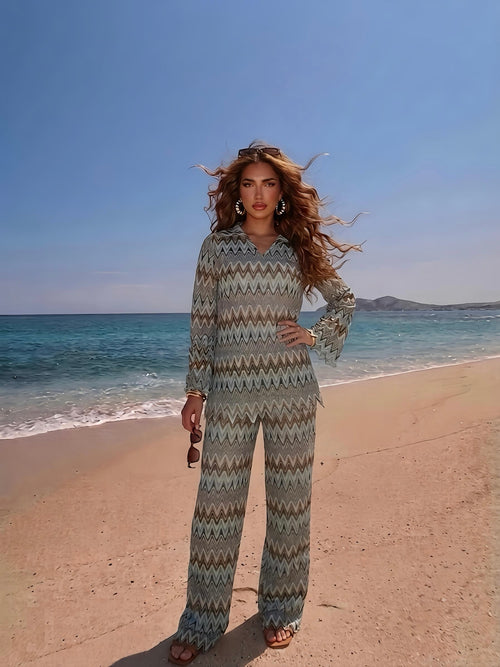 Earth Tones ZigZag Set