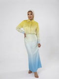Ocean Ombre Wrap Skirt