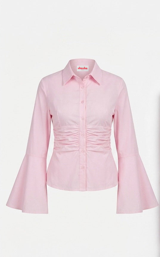 Liana Skirt Set in Pastel Pink